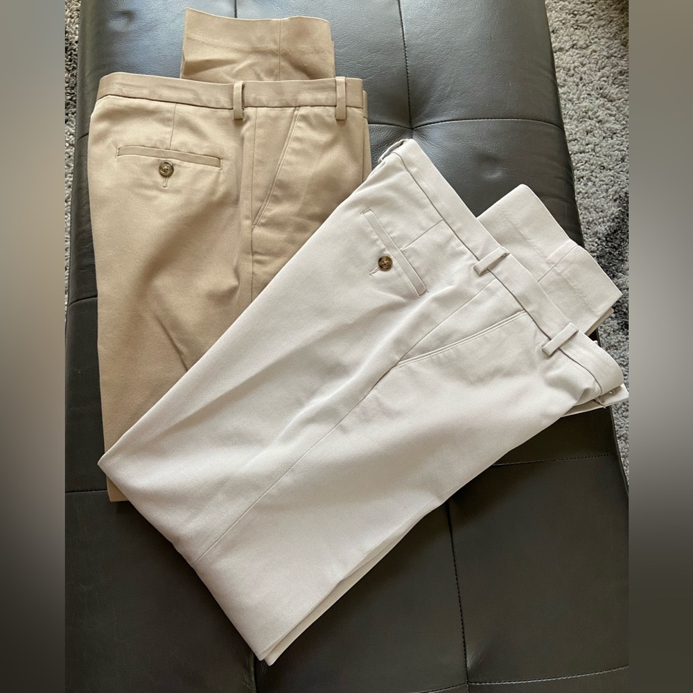 Big Boy Stretch Twill Pants size 16 in Khaki and Stone color